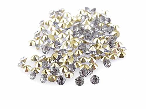 Vintageparts 30 Strasssteine aus acryl in Flieder, 5 mm, DIY-Schmuck von Vintageparts FACHHANDEL FÜR SCHMUCKZUBEHÖR
