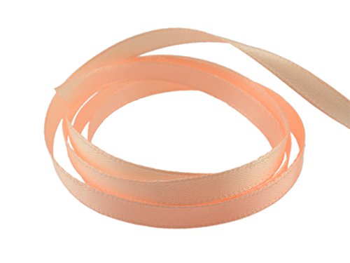 Satinband in lachs 6 mm 20 m von Vintageparts, DIY-Schmuck von Vintageparts FACHHANDEL FÜR SCHMUCKZUBEHÖR