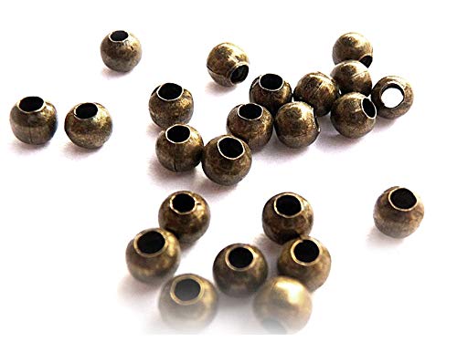 Vintageparts 100 Zwischenperlen in Vintage Bronze 3 mm, DIY-Schmuck Vintageparts 100 Zwischenperlen in Vintage Bronze 3 mm, DIY-Schmuck von Vintageparts FACHHANDEL FÜR SCHMUCKZUBEHÖR