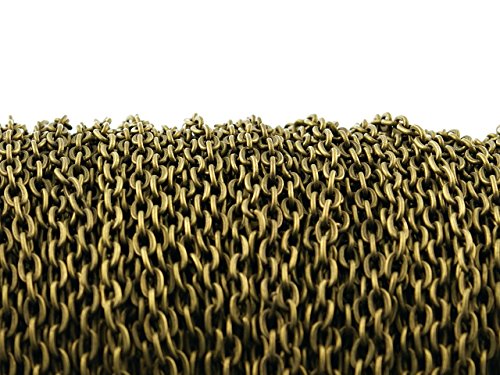 Vintageparts 2 m Gliederkette Vintage Bronze, DIY-Schmuck von Vintageparts FACHHANDEL FÜR SCHMUCKZUBEHÖR