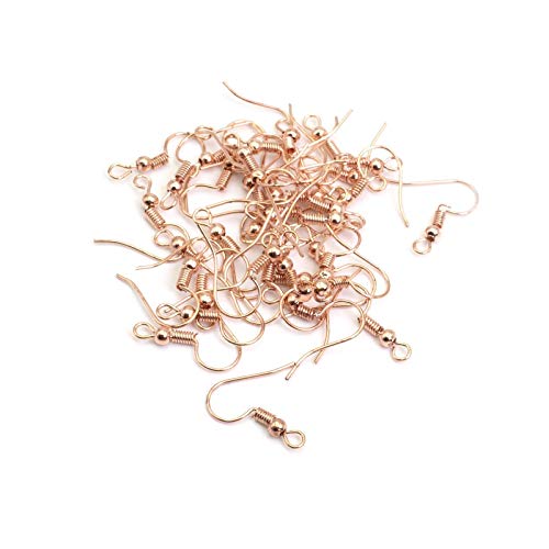 Vintageparts 40 Ohrhaken in rosègoldfarben, Fischerhaken, DIY-Schmuck Vintageparts 40 Ohrhaken in rosègoldfarben, Fischerhaken, DIY-Schmuck von Vintageparts FACHHANDEL FÜR SCHMUCKZUBEHÖR