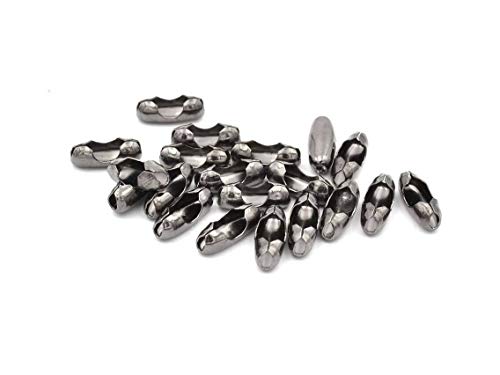 Vintageparts Verschlüsse für 2mm Kugelketten in Gunmetal 40er Set Schmuck selber Machen Vintageparts Verschlüsse für 2mm Kugelketten in Gunmetal 40er Set Schmuck selber Machen von Vintageparts FACHHANDEL FÜR SCHMUCKZUBEHÖR