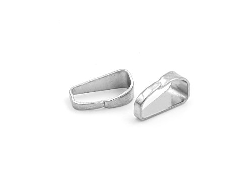 Vintageparts kleine Collierschlaufen aus 304 Edelstahl 7 mm 10 Stück DIY Schmuck von Vintageparts FACHHANDEL FÜR SCHMUCKZUBEHÖR