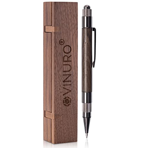 Vinuro® Pandora I Luxus Made in Germany Kugelschreiber aus Holz I Schreibset für jeden Anlass I Geschenk zu Weihnachten, Bachelor von Vinuro