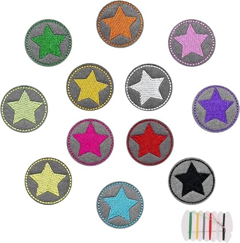 12 Aufbügelflicken Kinder, Stern Aufbügler Bügelbild klein rund set,Kinderaufbügelaufnäher, Bastelaufnäher, Flickaufnäher, Aufnäher Mit Sternen, Kleine Runde Sets 12 Aufbügelflicken Kinder, Stern Aufbügler Bügelbild klein rund set,Kinderaufbügelaufnäher, Bastelaufnäher, Flickaufnäher, Aufnäher Mit Sternen, Kleine Runde Sets von Viojrlly