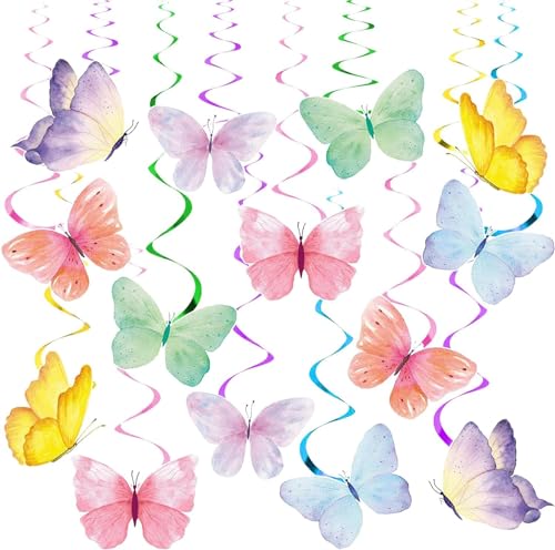 14 Stück bunte Schmetterling hängende wirbelt, Frühling Party Papier Dekorationen Frühling Graduation Party Papier Dekorationen Schmetterling Geburtstag hängende wirbelt Mädchen 14 Stück bunte Schmetterling hängende wirbelt, Frühling Party Papier Dekorationen Frühling Graduation Party Papier Dekorationen Schmetterling Geburtstag hängende wirbelt Mädchen von Viojrlly