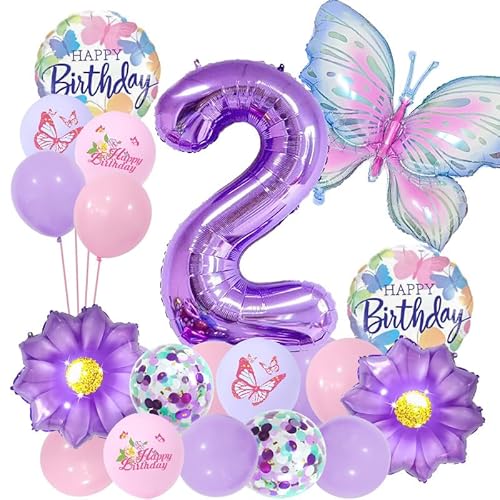 25 Stück 2 Jahre altes Geburtstagskind Schmetterling Folienballon Dekoration Mädchen Geburtstag Dekorationen Schmetterling lila Ballon Schmetterling Dekoration 2 Jahre altes Geburtstagskind 25 Stück 2 Jahre altes Geburtstagskind Schmetterling Folienballon Dekoration Mädchen Geburtstag Dekorationen Schmetterling lila Ballon Schmetterling Dekoration 2 Jahre altes Geburtstagskind von Viojrlly