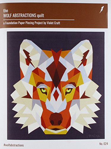 Violet Craft VC024 Wolf Abstractions FPP Muster, Baumwolle, Violett Violet Craft VC024 Wolf Abstractions FPP Muster, Baumwolle, Violett von Violet Craft