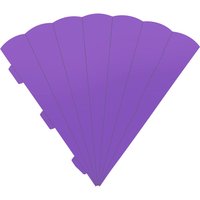 Schultüten-Zuschnitt - Violett von Violett