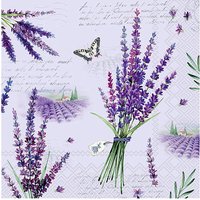Serviette "Lavendel Poesie" - 20 Stück von Violett