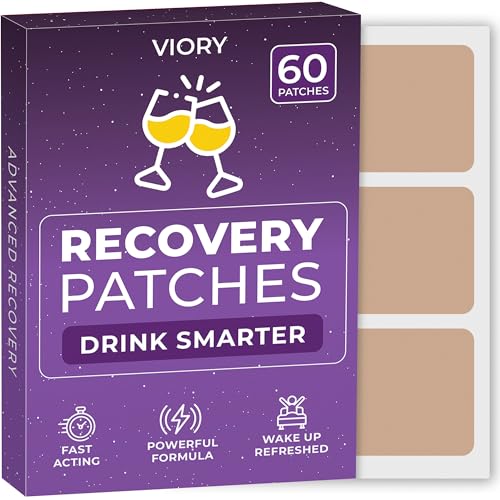 Recovery Patches 60 Stück – Wachen Sie erfrischt und energetisiert mit unseren 100% natürlichen Inhaltsstoffen Patch für Party – hautfreundlich und wasserdicht – vor dem Trinken auftragen – Recovery Patches 60 Stück – Wachen Sie erfrischt und energetisiert mit unseren 100% natürlichen Inhaltsstoffen Patch für Party – hautfreundlich und wasserdicht – vor dem Trinken auftragen – von Viory