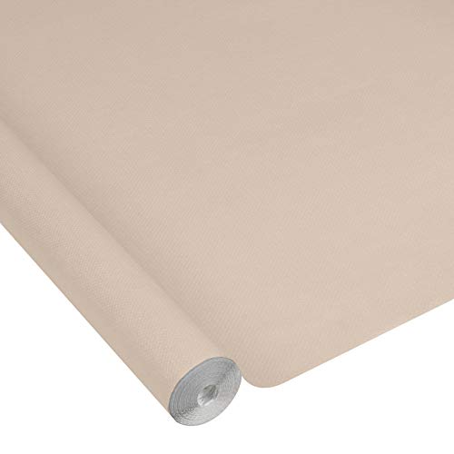 Viphome Tischdecke gauftex 118 x 1500 cm, Taupe, 118 x 1500 von Viphome