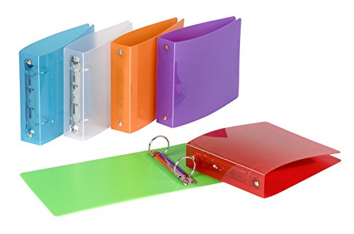 Viquel 906083 – 08 Ringbuch mit 2 Ringe für Stecker aus PROPYGLASS 10 x 15 cm Farben zufällig von Viquel