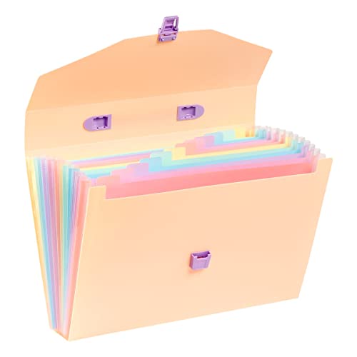Viquel - A4 Etui Organizer mit 12 Fächern Regenbogen Pastell Viquel - A4 Etui Organizer mit 12 Fächern Regenbogen Pastell von Viquel