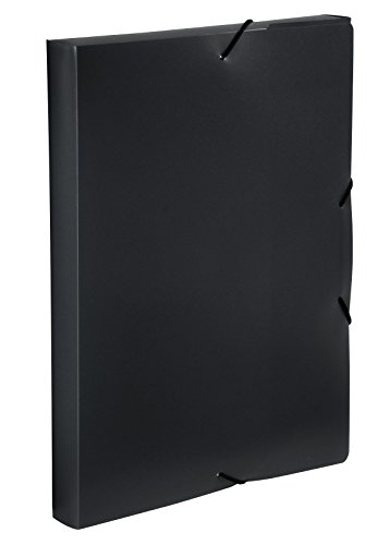 Viquel CoolBox aus Polypropylen Verschlußgummi A4 schwarz von Viquel