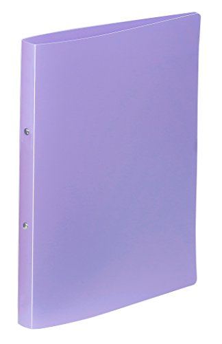 Viquel - Flexibler Ordner A4 aus Kunststoff – hergestellt in Frankreich – Maße: 24,5 x 32 x 2,5 cm – Mauve von Viquel