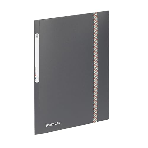 Viquel - Mappe mit 3 Klappen, A4, Business Class, robust und langlebig, mit elastischem Verschluss – Grau – ideal für Büro und Schule Viquel - Mappe mit 3 Klappen, A4, Business Class, robust und langlebig, mit elastischem Verschluss – Grau – ideal für Büro und Schule von Viquel