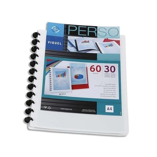 Viquel Maxi Geodät Einband personalisierbar 60 Aussicht aus Polypropylen weiß von Viquel