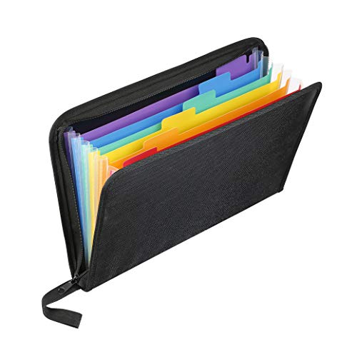 Viquel – Ordnungsmappe A4 ausziehbar 6 Fächer Rainbow Klasse – feuerfest und wasserdicht – Schwarz Viquel – Ordnungsmappe A4 ausziehbar 6 Fächer Rainbow Klasse – feuerfest und wasserdicht – Schwarz von Viquel