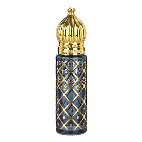 Rollflaschen aus Glas für Parfü, leere Flasche für Parfümöl, Bronzer Farbe – 8 ml leere Parfümölflasche, Vintage Dubai Parfümflasche Virtcooy von Virtcooy