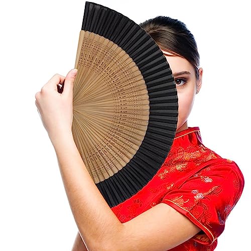 Visiblurry Handfaltfächer | Handfächer aus Seidenstoff mit Quaste,Chinesischer japanischer Fächer im Vintage-Stil für Hochzeit, Tanzpar, Wanddekoration, Geschenk Visiblurry Handfaltfächer | Handfächer aus Seidenstoff mit Quaste,Chinesischer japanischer Fächer im Vintage-Stil für Hochzeit, Tanzpar, Wanddekoration, Geschenk von Visiblurry