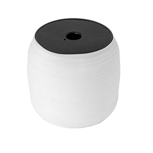 Vispronet Einfassband weiß - Polyester - zum Einfassen von Textilien wie Kleidung, Tischdecken, Tücher uvm (15mm x 500m) von Vispronet