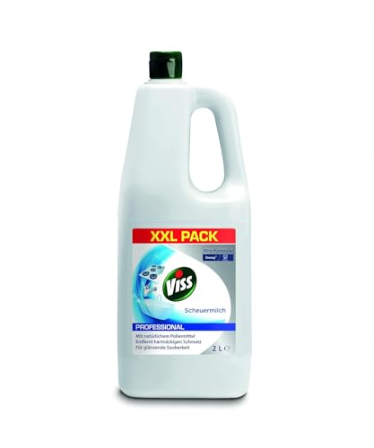 Viss Professional 7510837 Scheuermilch Original, für Herde, Glaskeramikkochfelder, Arbeitsflächen, Spülen, Badenwannen, Waschbecken, WC und Kacheln, 2 L Viss Professional 7510837 Scheuermilch Original, für Herde, Glaskeramikkochfelder, Arbeitsflächen, Spülen, Badenwannen, Waschbecken, WC und Kacheln, 2 L von Viss