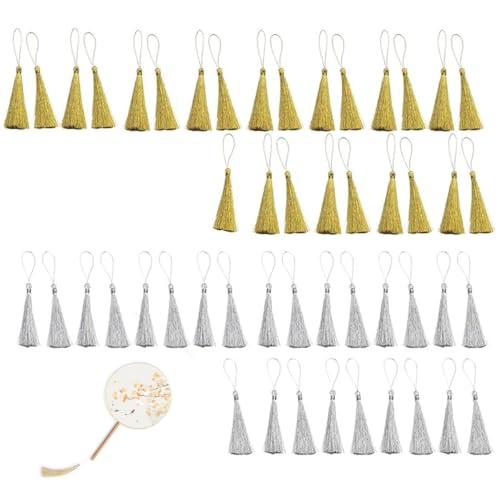 Visxcnu 50 Stück Mini Quasten,Seidige Quasten,Lesezeichen Quasten,Tassels Anhänger,Handgefertigte Seidenquaste,Dekorative Mini Quasten,Dekorative Quasten,Mini Quasten Bastelarbeiten Visxcnu 50 Stück Mini Quasten,Seidige Quasten,Lesezeichen Quasten,Tassels Anhänger,Handgefertigte Seidenquaste,Dekorative Mini Quasten,Dekorative Quasten,Mini Quasten Bastelarbeiten von Visxcnu