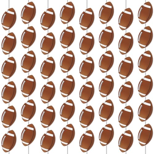 VitalCozy Fußball-Party-Dekorationen, Fußball-Banner, Girlande, Rugby-Ball, hängende Wirbel-Hintergrund, Papierausschnitte für Sport, Thema, Geburtstag, Zuhause, Klassenzimmer, Partyzubehör, 24 Stück VitalCozy Fußball-Party-Dekorationen, Fußball-Banner, Girlande, Rugby-Ball, hängende Wirbel-Hintergrund, Papierausschnitte für Sport, Thema, Geburtstag, Zuhause, Klassenzimmer, Partyzubehör, 24 Stück von VitalCozy