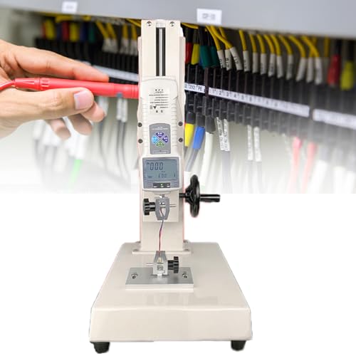 VitalisWorks Manuelles horizontales digitales Druck-Zug-Messgerät Tensil Hph Zugkrafttester, Hub 0-180mm, mit 5 Klemmen, für Labor-Zugtests (10N) von VitalisWorks