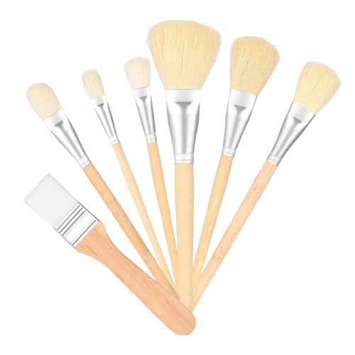 Acrylmalerei MOP Pinsel - 7pcs Großer Gilding -Pinsel -Set, Feindetails Maltechnologie | Hochwertiger Acrylgesicht, Körperkunstfarbe, professioneller für Leinwand, und Körperkunst Acrylmalerei MOP Pinsel - 7pcs Großer Gilding -Pinsel -Set, Feindetails Maltechnologie | Hochwertiger Acrylgesicht, Körperkunstfarbe, professioneller für Leinwand, und Körperkunst von Vitsrisea