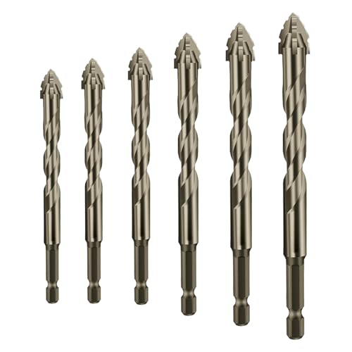 Excentric Drill Bit - Spiralflöte -Set, Schrägschneider -Cutter -Kit | Langlebiger Mauerwerkslochschneider, Hochhärteholzbohrer Für Mauerwerk, Tischlerei, Baustelle, Bohrungen, Multi-Materiel Excentric Drill Bit - Spiralflöte -Set, Schrägschneider -Cutter -Kit | Langlebiger Mauerwerkslochschneider, Hochhärteholzbohrer Für Mauerwerk, Tischlerei, Baustelle, Bohrungen, Multi-Materiel von Vitsrisea