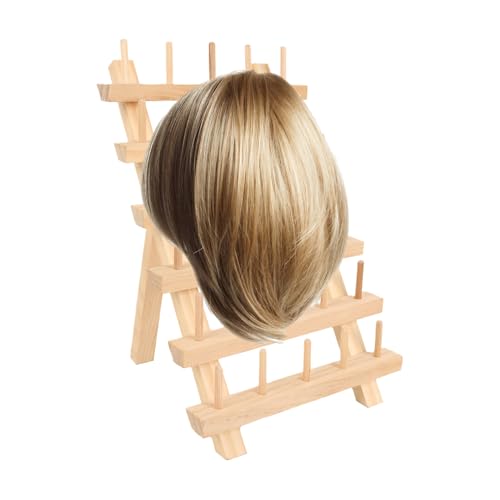 Fadenspuler Organizer - Holzfadenregal, Nähfadenhalter | Kompakte Stickerei-Zahnseideer, Platzsparende Gewindespeicherplatine, Faden-Pegboard Zum Nähen, Quilten, Perücken-Making-Setup von Vitsrisea
