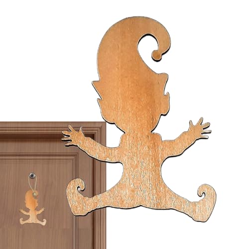 Gnome Vorlage für Fußabdrücke – Urlaubs-Handwerksvorlage für die Weihnachtskonfiguration | Wiederverwendbare Holzabdruck-Schablone für DIY-Bodenfensterkunst, bietet von Vitsrisea