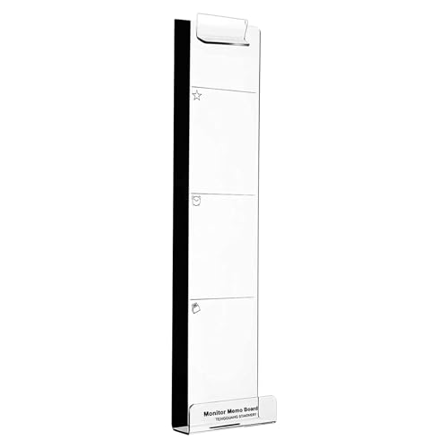 Inhaber der Notiz | Netter Kabelmonitor der Servicekarte für die Installation der Seite, transparent kombiniert eine transparente Leitungsführung mit dem Techn Desktop-Organizer von Vitsrisea
