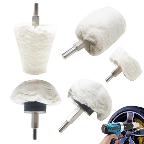 Polierkissen - Autopufferscheibe, Schaumwachsschwamm | Bohrpolierer Kit Für Chrom -Glanz, Kratzerentferner, Metalldetail -Werkzeug, Oberflächen -Finish -Pad Für Schmuck, Fahrzeuglackrestauration Verwe Polierkissen - Autopufferscheibe, Schaumwachsschwamm | Bohrpolierer Kit Für Chrom -Glanz, Kratzerentferner, Metalldetail -Werkzeug, Oberflächen -Finish -Pad Für Schmuck, Fahrzeuglackrestauration Verwe von Vitsrisea