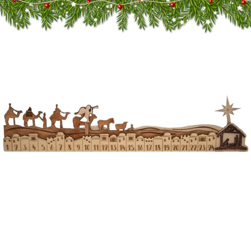 Vitsrisea Weihnachts-Countdown-Kalender als Schreibtischschmuck | Holz Weihnachts Adventskalender Deko,Holz Bastelspiel Deko Mittelstück Für Fensterbank Kamin Bücherregal | Für Bücherregal Fensterbank Vitsrisea Weihnachts-Countdown-Kalender als Schreibtischschmuck | Holz Weihnachts Adventskalender Deko,Holz Bastelspiel Deko Mittelstück Für Fensterbank Kamin Bücherregal | Für Bücherregal Fensterbank von Vitsrisea