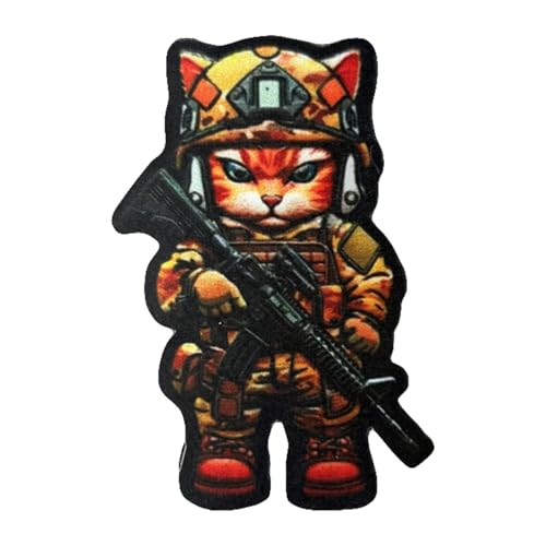 Anime Cat Soldier Print Patches, Animal Patch Military Tactical Moral Badge Hook and Loop Sew On for Clothing, Dress, Hat, Backbags Anime Cat Soldier Print Patches, Animal Patch Military Tactical Moral Badge Hook and Loop Sew On for Clothing, Dress, Hat, Backbags von Viusneun