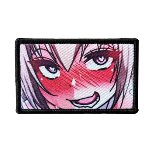 Anime Girl Print Patches, Blush Beauty Moral Badge Hook and Loop Decorative Patches Sew On for Clothing, Dress, Hat, Backbags Anime Girl Print Patches, Blush Beauty Moral Badge Hook and Loop Decorative Patches Sew On for Clothing, Dress, Hat, Backbags von Viusneun
