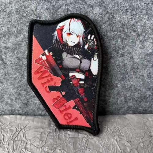 Anime Girl Soldat Klett Patches Drucken Aufnäher DIY Taktische Moral MilitäR Aufkleber Für Rucksäcke, Jacken, Jeans, Kappen, Kleidung, Uniform Anime Girl Soldat Klett Patches Drucken Aufnäher DIY Taktische Moral MilitäR Aufkleber Für Rucksäcke, Jacken, Jeans, Kappen, Kleidung, Uniform von Viusneun