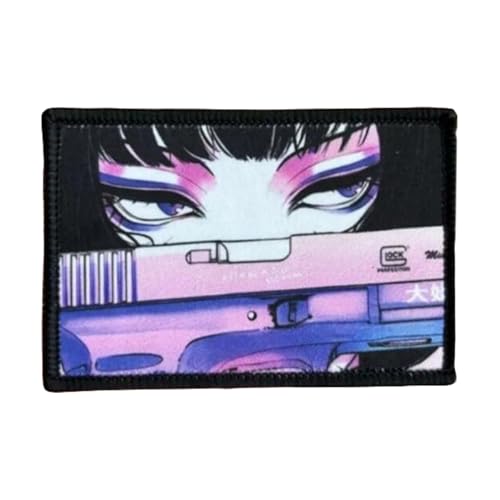 Anime Gril Eyes Print Patches, Japanese Girls Patch Hook and Loop Decorative Patches Sew On for Clothing, Dress, Hat, Backbags Anime Gril Eyes Print Patches, Japanese Girls Patch Hook and Loop Decorative Patches Sew On for Clothing, Dress, Hat, Backbags von Viusneun