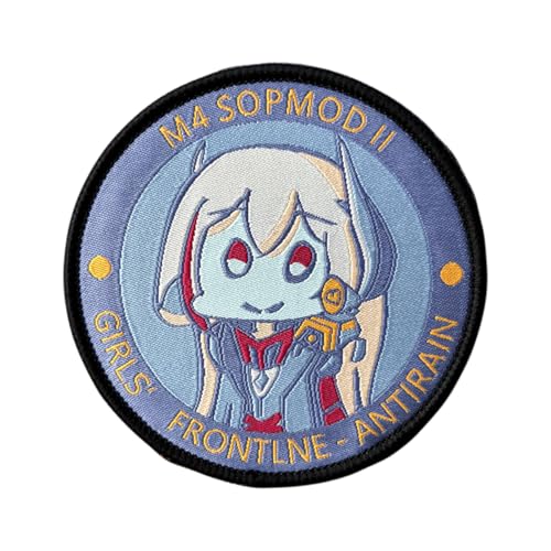 Anime Gril Stoffaufnäher, taktische Militärmoral-Stickerei-Flicken mit Haken und Schlaufe zum Aufnähen für Kleidung, Kleid, Hut, Rucksäcke Anime Gril Stoffaufnäher, taktische Militärmoral-Stickerei-Flicken mit Haken und Schlaufe zum Aufnähen für Kleidung, Kleid, Hut, Rucksäcke von Viusneun