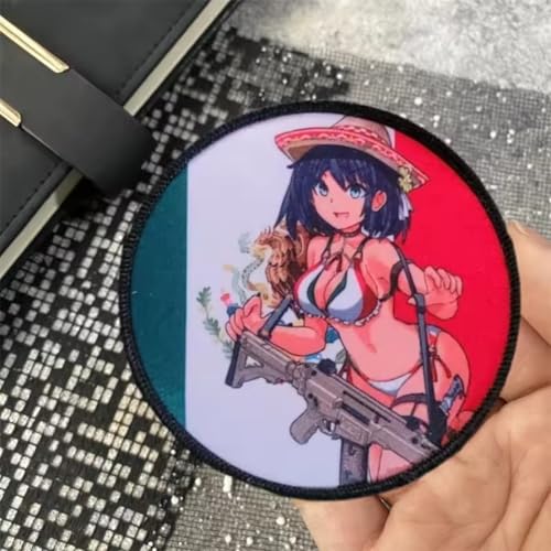 Anime Sexy Girl Patches Klett Drucken Mit Klettverschluss Taktisch Militär Moral Abzeichen Aufnäher Für Kleidung RucksäCke Baseballkappe Uniform Anime Sexy Girl Patches Klett Drucken Mit Klettverschluss Taktisch Militär Moral Abzeichen Aufnäher Für Kleidung RucksäCke Baseballkappe Uniform von Viusneun