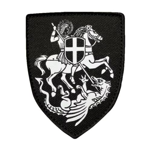 Aufnäher, Motiv: Erzengel Michael, schwarz, taktischer Moralaufnäher, Abzeichen mit Haken und Schlaufe zum Aufnähen für Kleidung, Kleid, Hut, Rucksäcke Aufnäher, Motiv: Erzengel Michael, schwarz, taktischer Moralaufnäher, Abzeichen mit Haken und Schlaufe zum Aufnähen für Kleidung, Kleid, Hut, Rucksäcke von Viusneun