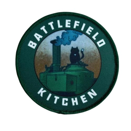 Battlefield Küchenaufnäher, lustiger Meme-Aufnäher, taktischer Militäraufnäher mit Hakenverschluss, niedliche Applikation, Zubehör für Rucksäcke, Westen, Jacken, Jeans, Hüte von Viusneun
