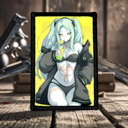 Bikini Beauty Moral Patch, Anime Girl Hook and Loop Patches, Funny Tactical Military Moral Patch Appliques for Backpacks, Trucker Hats, Lunch Bags, Vests, Jackets von Viusneun