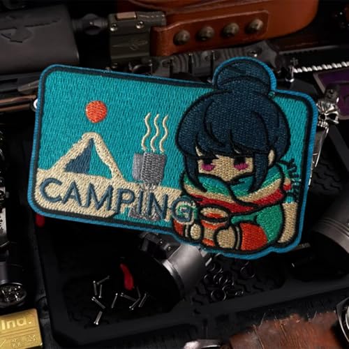 Camping Anime Girl Stickerei Moral Patch - Taktischer Patch für Militärausrüstung, Rucksäcke, Operator Baseball Caps, Plattenträger & Westen - Morale Patches Camping Anime Girl Stickerei Moral Patch - Taktischer Patch für Militärausrüstung, Rucksäcke, Operator Baseball Caps, Plattenträger & Westen - Morale Patches von Viusneun
