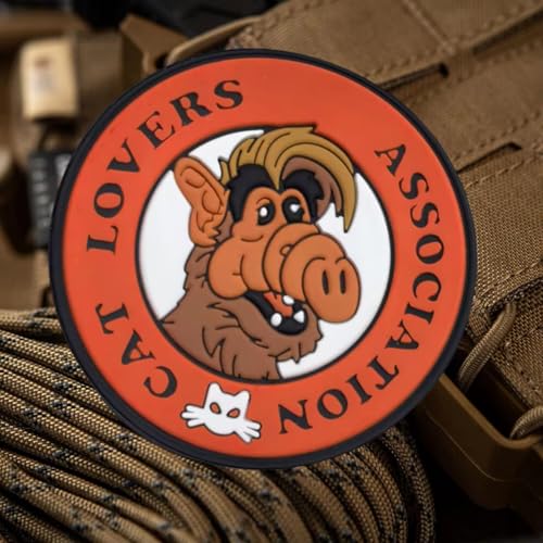 Cat Lovers PVC Funny Moral Patch - Taktischer Patch für Militärausrüstung, Rucksäcke, Operator Baseball Caps, Plattenträger & Westen - Morale Patches von Viusneun