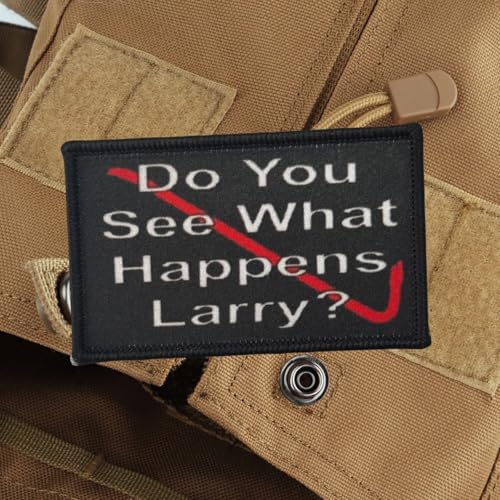 "Do See What Happens” Lustige Klett Patches Hook and Loop Tactical Patches Militär Moral Aufnäher Für Mützen, Taschen, Rucksäcke, Geschirr, Weste, Militäruniformen von Viusneun