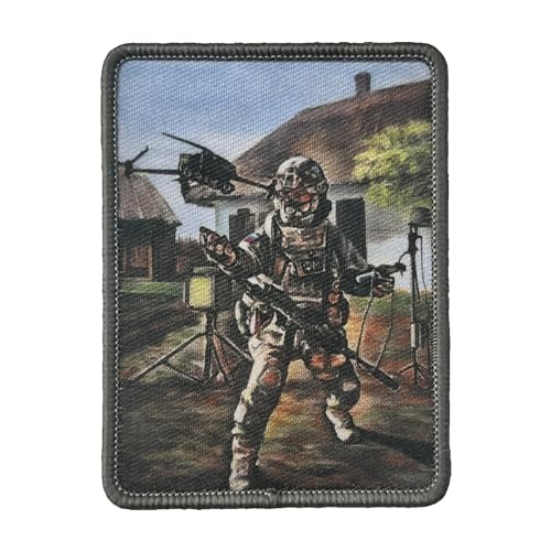 Drohnen Soldaten Klett Patch, Taktische Patch Mit Klettverschluss Drucken Emblem Militär Moral Aufnäher Für Kleidung Rucksack Uniform Weste Jacken Drohnen Soldaten Klett Patch, Taktische Patch Mit Klettverschluss Drucken Emblem Militär Moral Aufnäher Für Kleidung Rucksack Uniform Weste Jacken von Viusneun